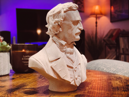 Edgar Allan Poe Bust Statue