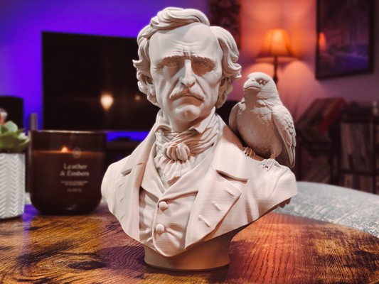 Edgar Allan Poe Bust Statue