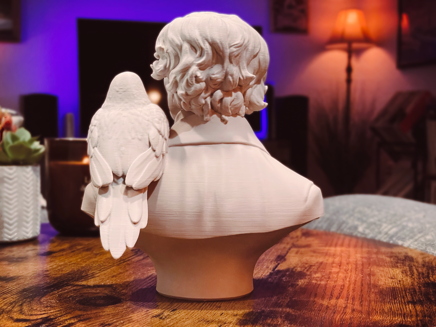 Edgar Allan Poe Bust Statue