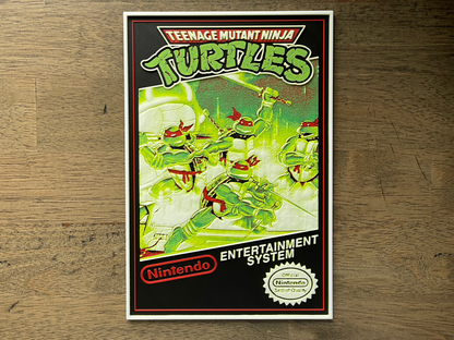Teenage Mutant Ninja Turtles (NES) Poster